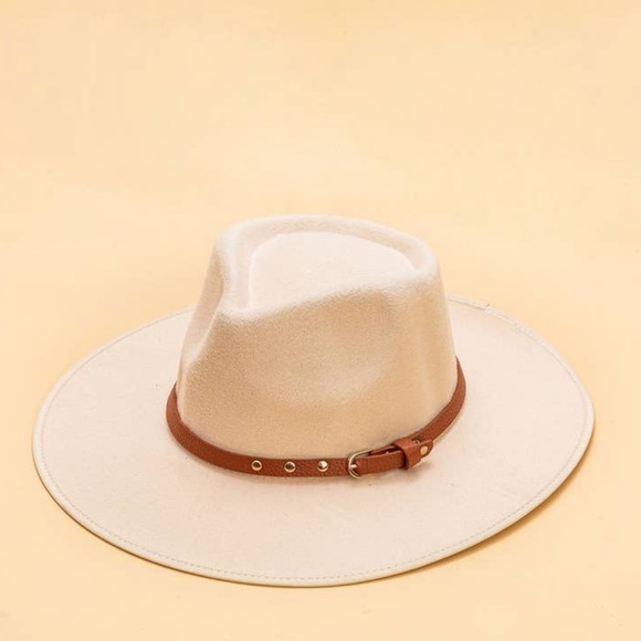 Ophelia wool Fedora with buckle detail - Picture 3 of 4